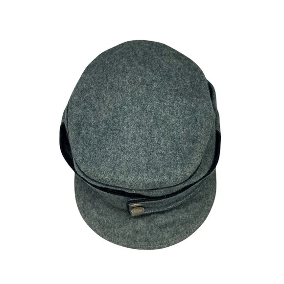 Vintage Swiss WWII Era Wool Army Field Hat Original Size 58 Militaria - Picture 2 of 10
